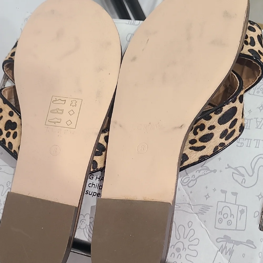 J. Crew Brown Sandals with Criss-Cross Design